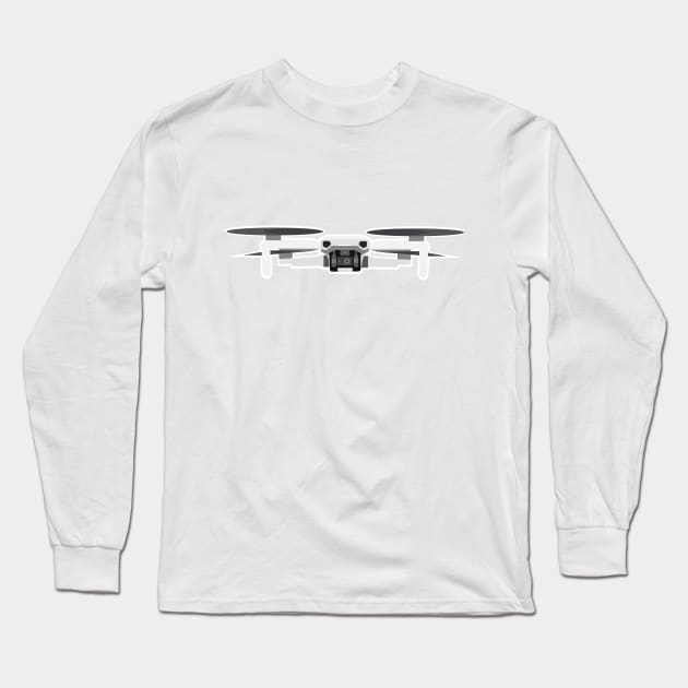 DJI Mini 2 Flying Drone Long Sleeve T-Shirt by Oddoty